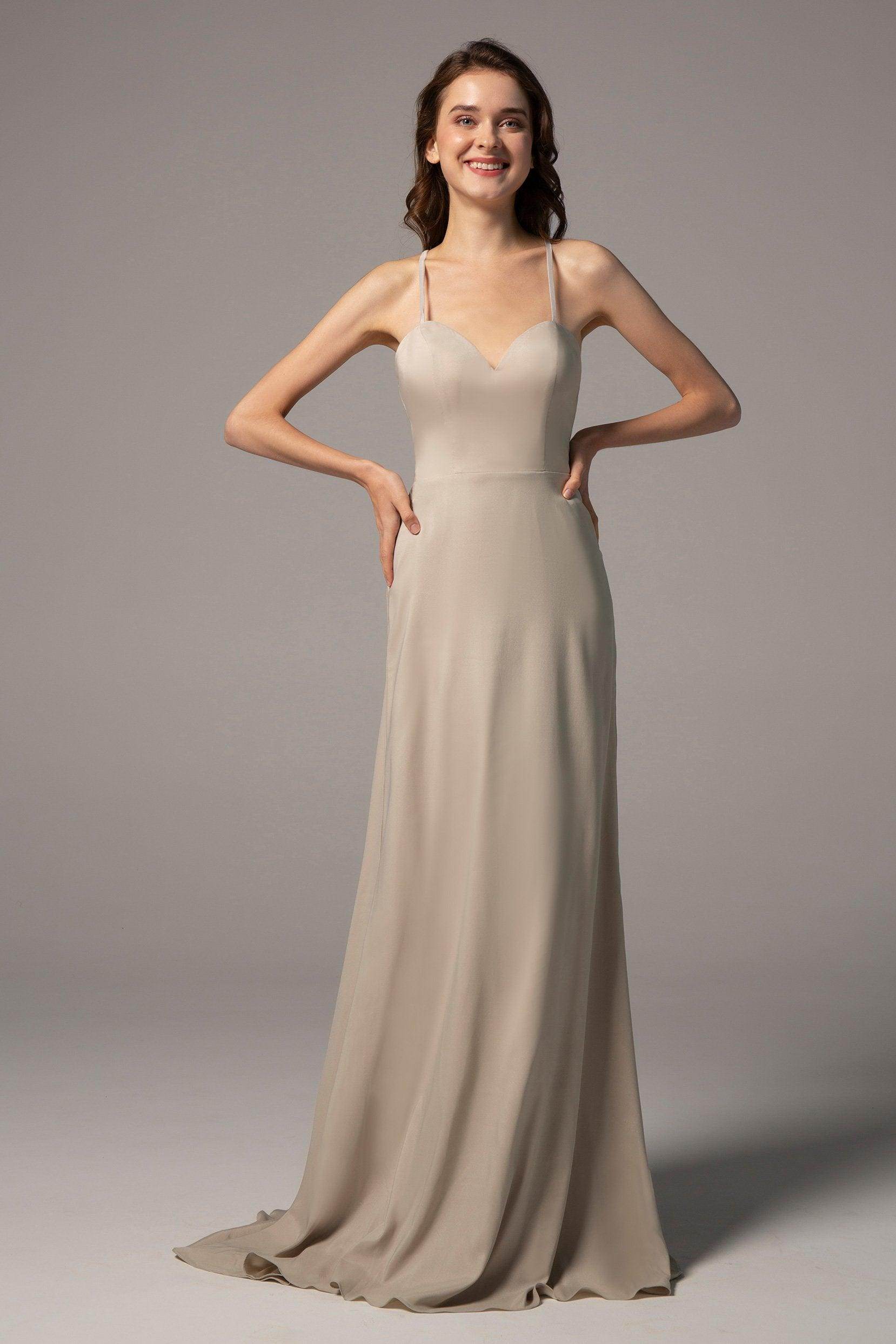 Sheath Sweep Train Elastic Silk like Satin Lining LA20001 - COCOMELODY